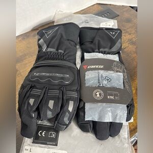 Motorcycle Gloves DAINESE TEMPEST D-DRY LONG Size L Black NEW